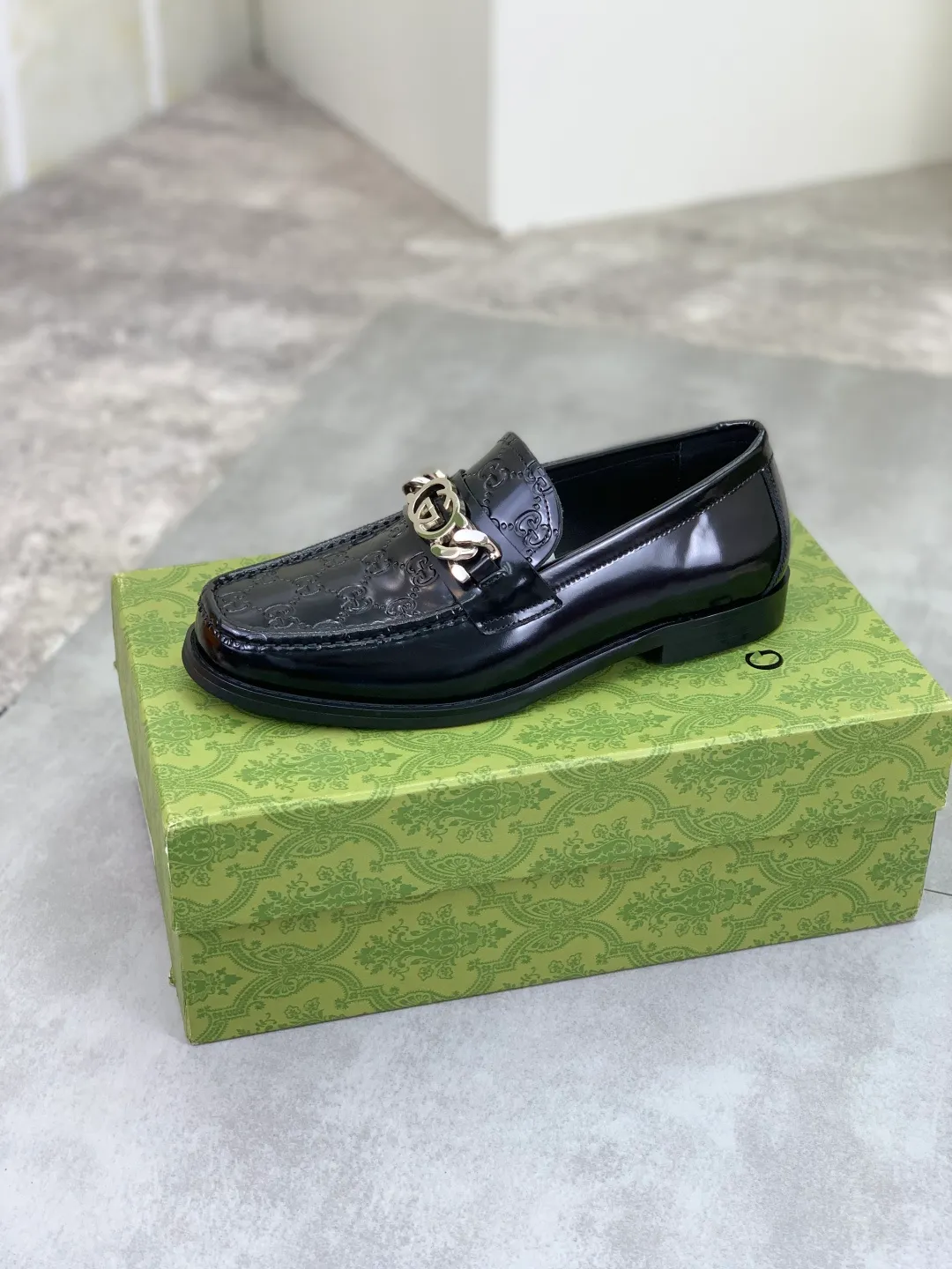 Men's men's shoes 💰P480 [New style] Water-dyed cowhide 💰💎💎💎 [Gucci] GUCCI high-end men's formal business leather shoes, original order 1:1 authentic goods! Original imported high-end open-edge beaded calfskin, original metal buckle, imported first-layer cowhide lining for feet, original outsole, men's shoe size: 38-45, 4️⃣ colors available